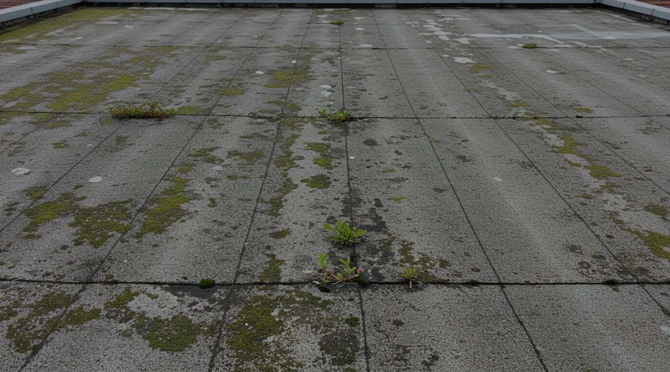 Vegetation Growth in flat roof