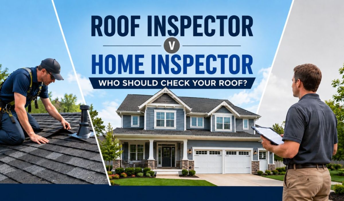 Roof Inspector vs Home Inspector Who Should Check Your Roof
